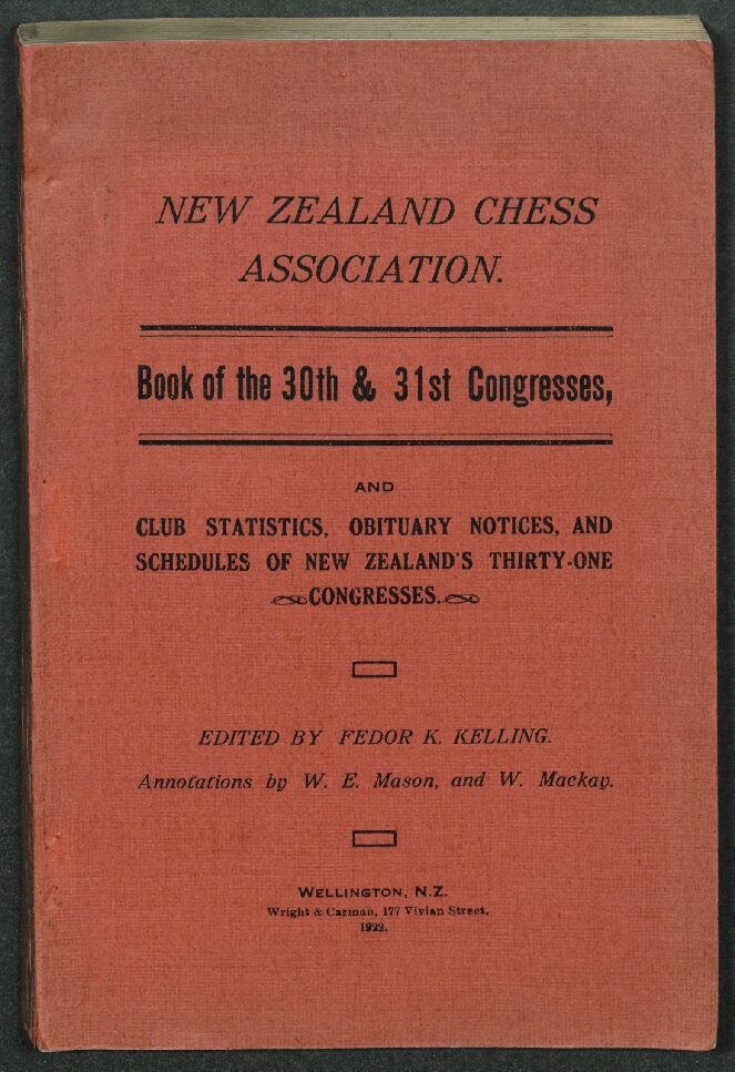 thumbnail of P 794.157 NZ.CHE 1922